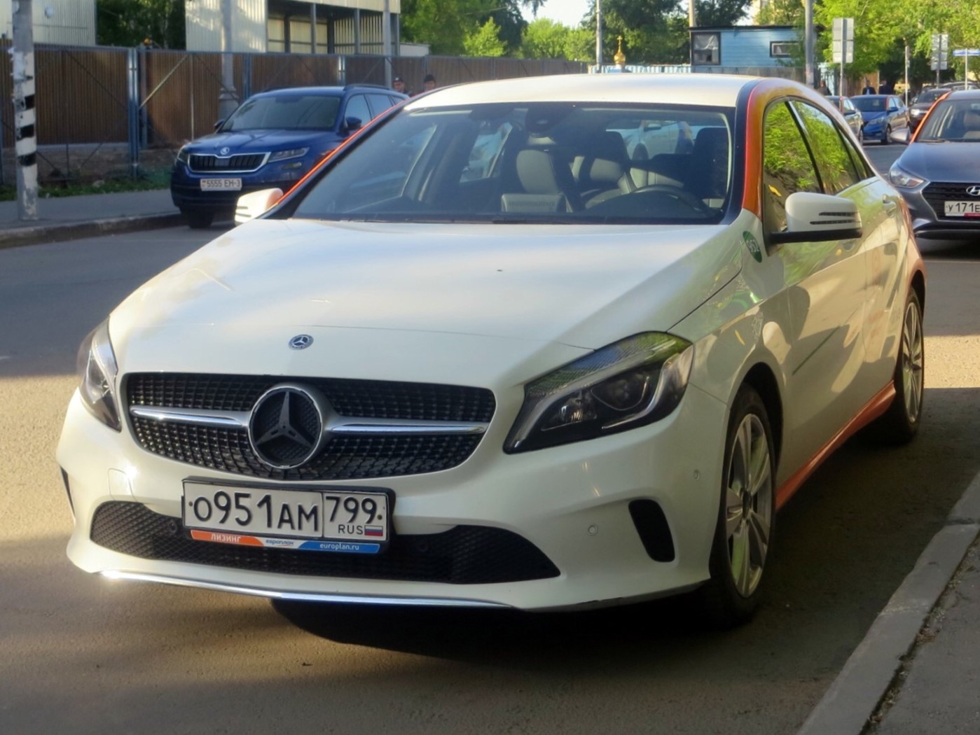 Москва, Mercedes-Benz A-Klasse № О 951 АМ 799