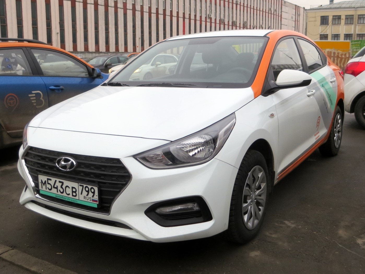 Москва, Hyundai Solaris № М 543 СВ 799
