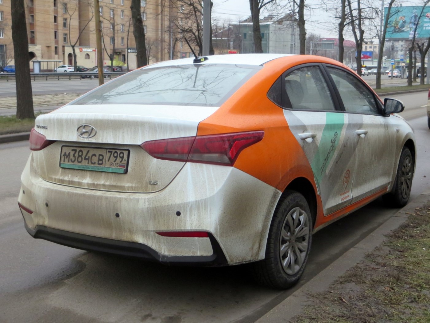 Москва, Hyundai Solaris № М 384 СВ 799