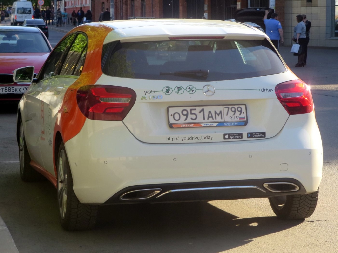 Москва, Mercedes-Benz A-Klasse № О 951 АМ 799