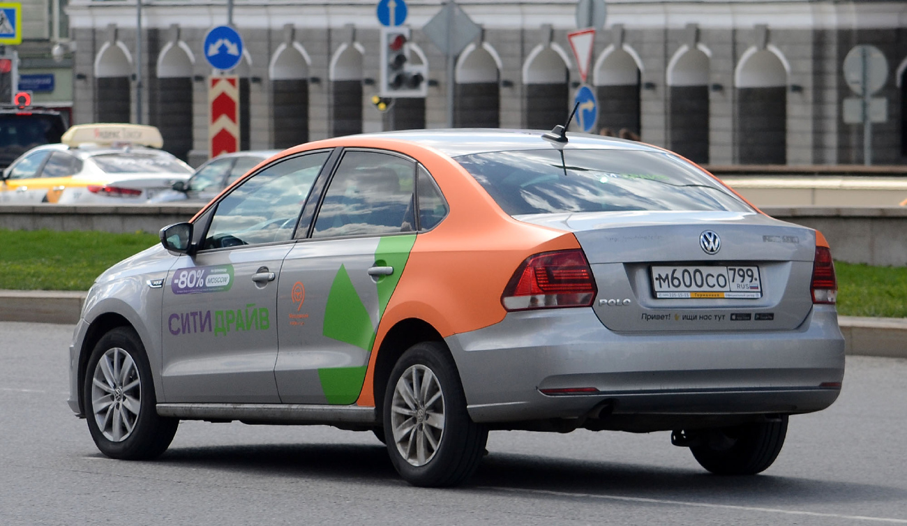 Москва, Volkswagen Polo № М 600 СО 799