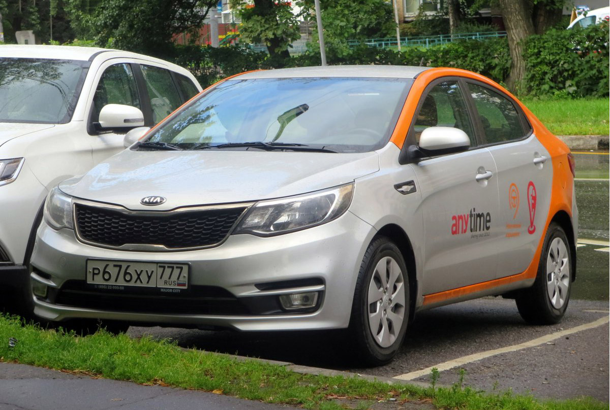 Москва, KIA Rio № Р 676 ХУ 777