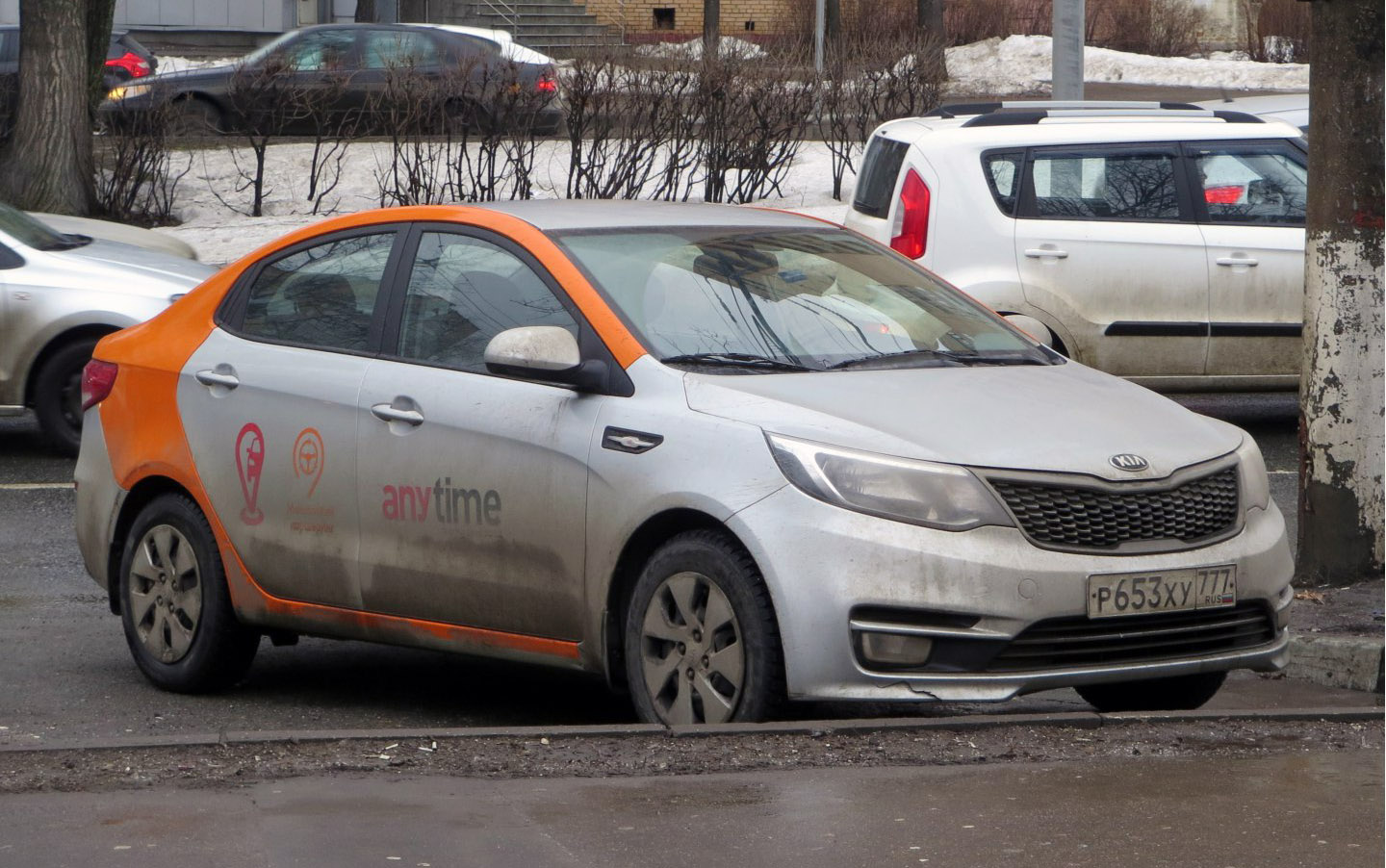 Москва, KIA Rio № Р 653 ХУ 777