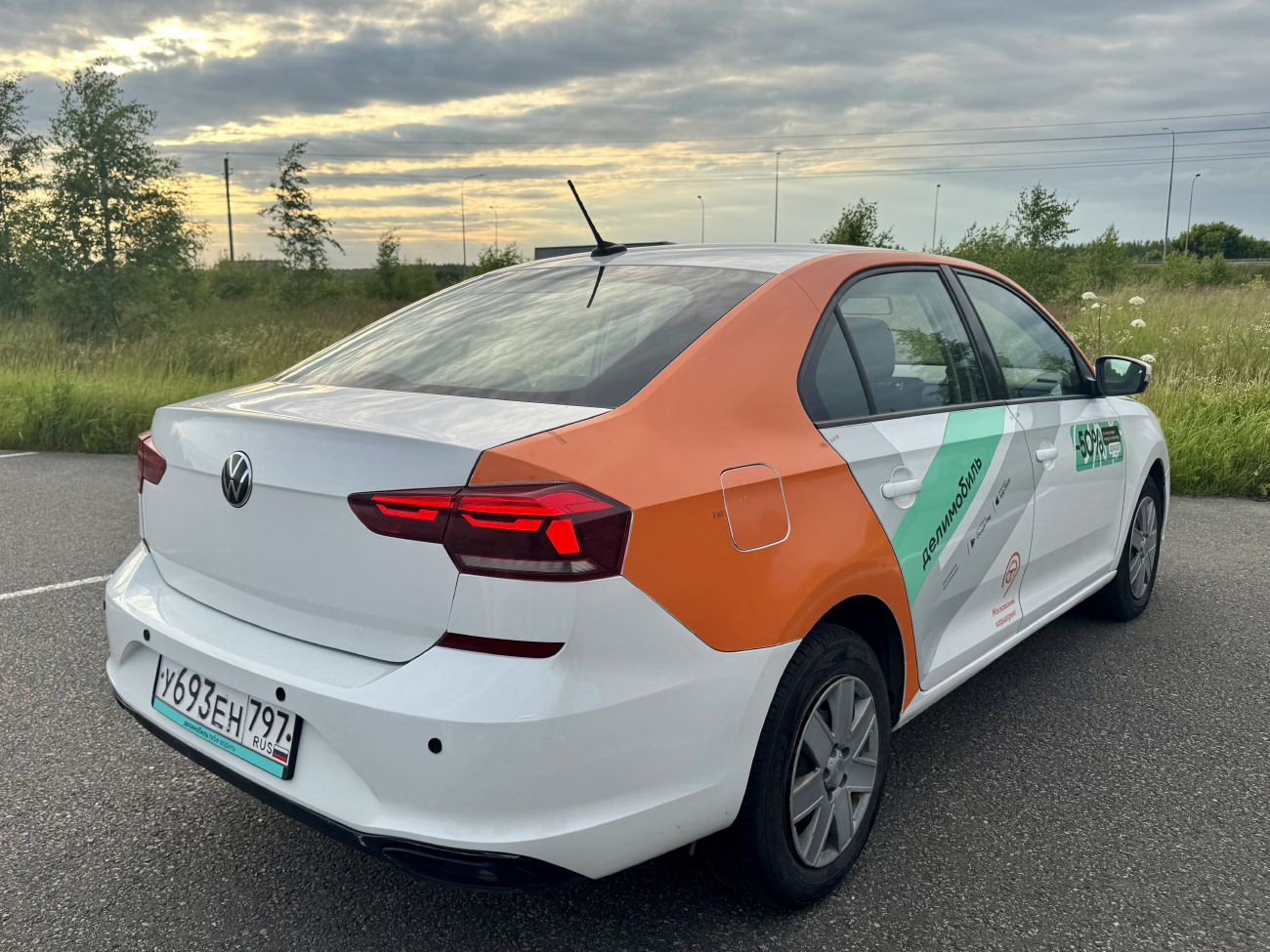 Москва, Volkswagen Polo № У 693 ЕН 797