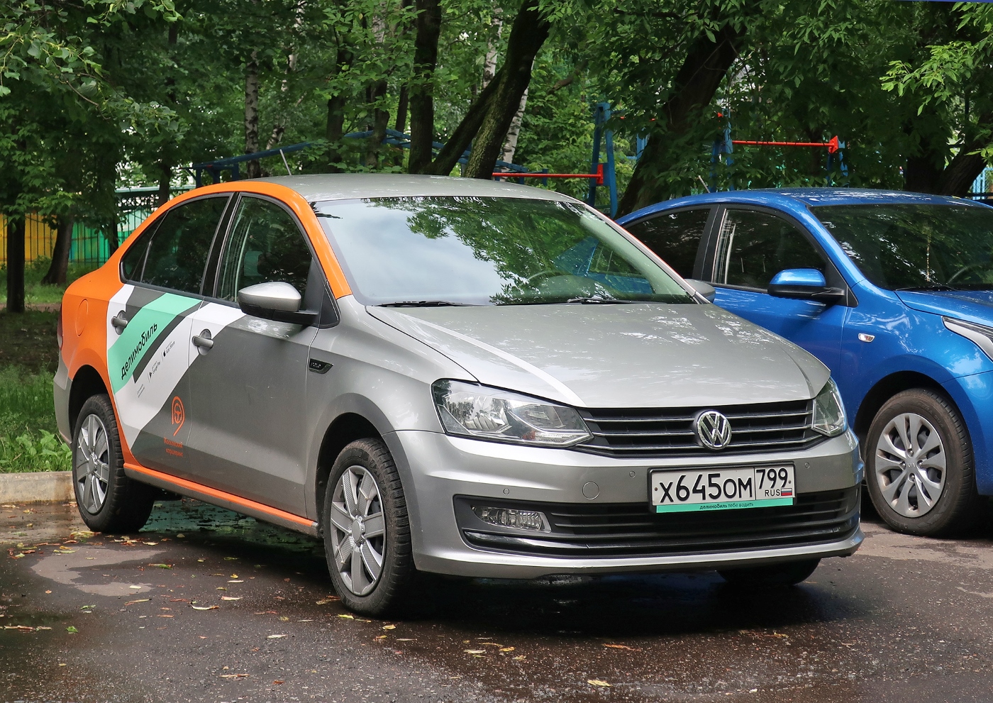 Москва, Volkswagen Polo № Х 645 ОМ 799