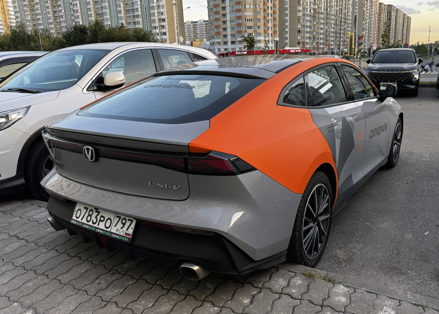 Москва, Changan UNI-V № О 783 РО 797