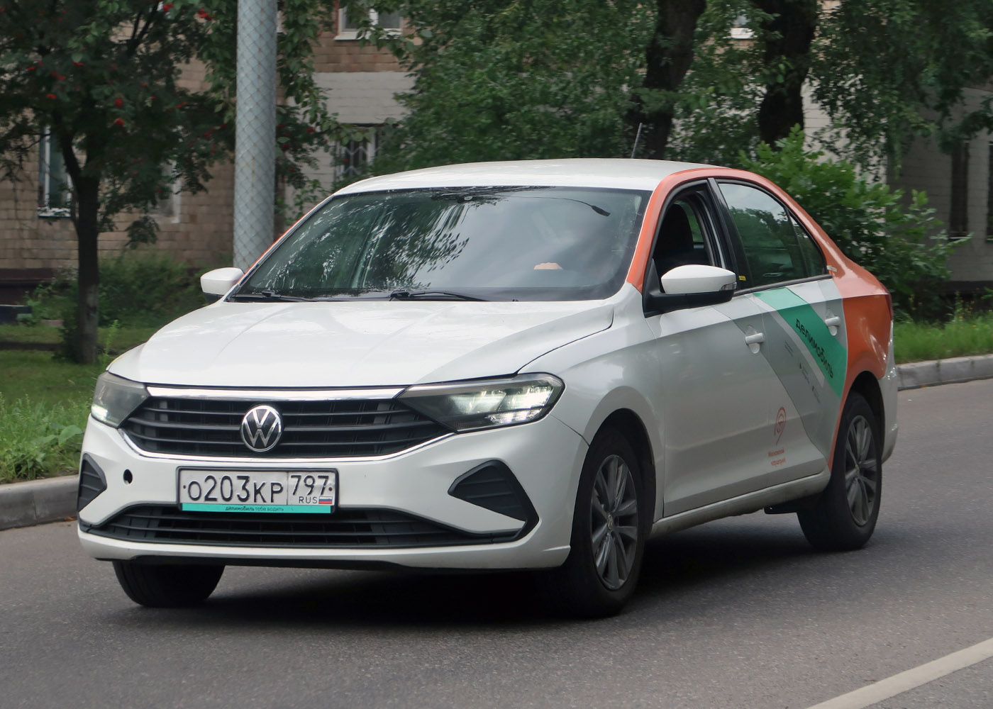 Москва, Volkswagen Polo № О 203 КР 797
