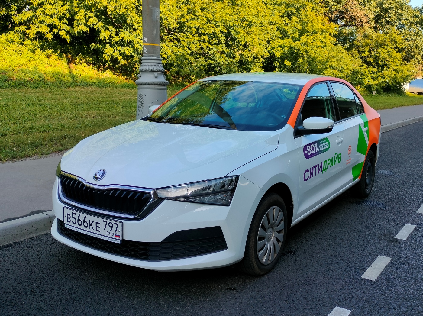 Москва, Škoda Rapid № В 566 КЕ 797