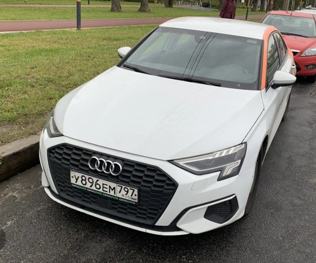 Санкт-Петербург, Audi A3 № У 896 ЕМ 797; Фотографии из приложений каршеринга
