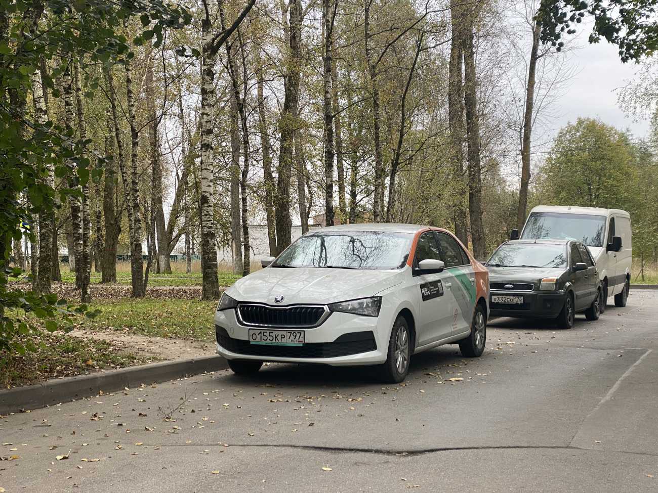 Санкт-Петербург, Škoda Rapid № О 155 КР 797