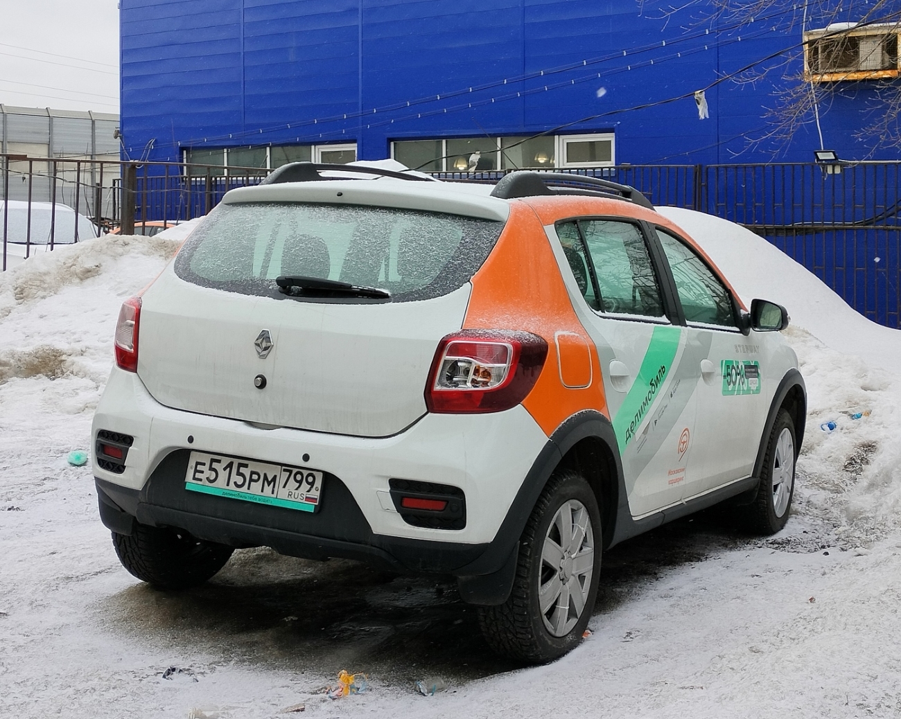 Москва, Renault Sandero № Е 515 РМ 799