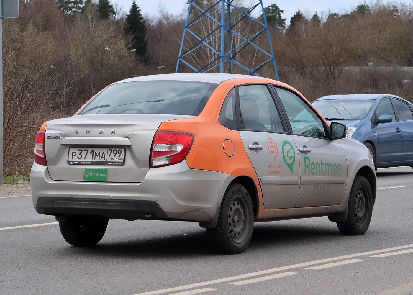 Москва, Lada Granta № Р 371 МА 799