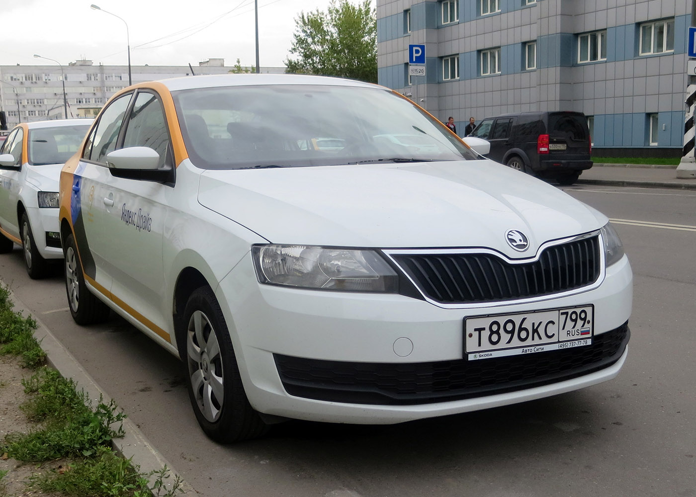 Москва, Škoda Rapid № Т 896 КС 799