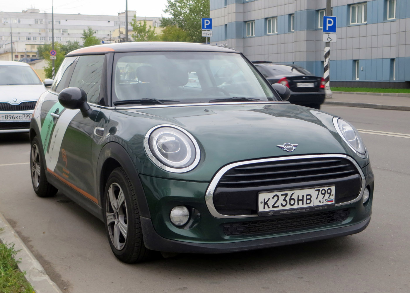 Москва, MINI Hatch № К 236 НВ 799