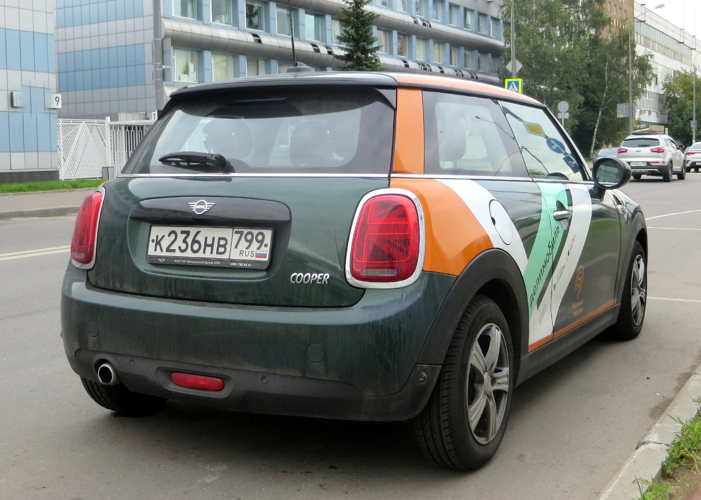 Москва, MINI Hatch № К 236 НВ 799