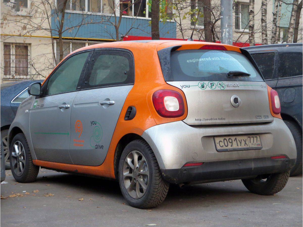 Москва, Smart ForFour № С 091 УХ 777