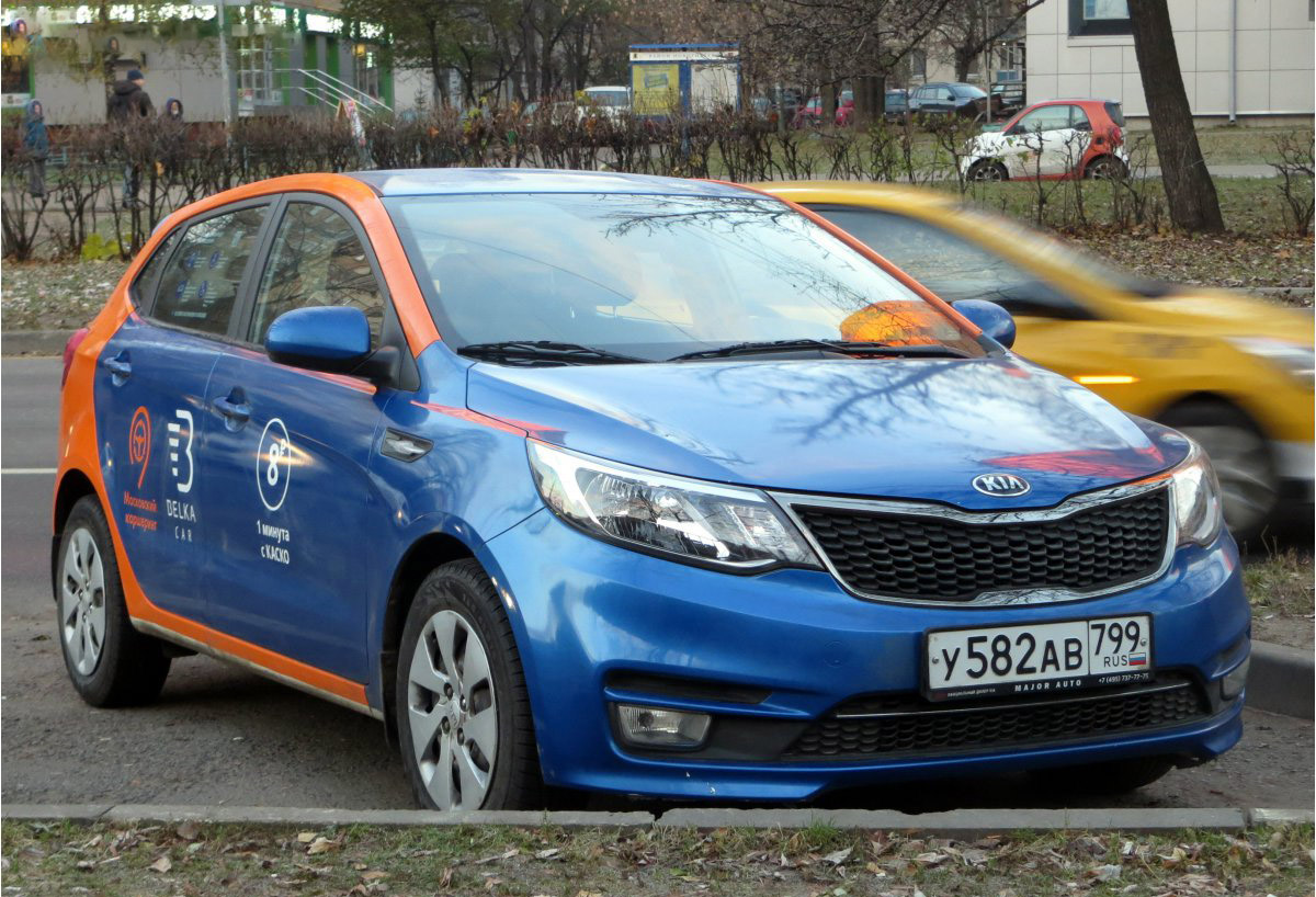 Москва, KIA Rio № У 582 АВ 799