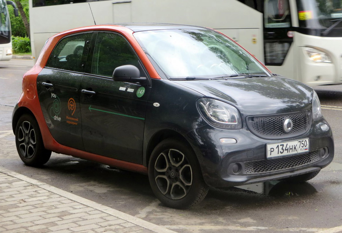 Москва, Smart ForFour № Р 134 НК 750
