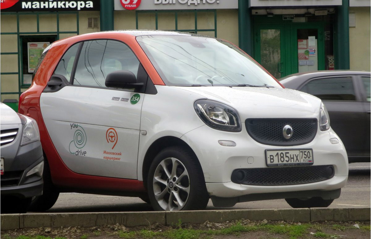 Москва, Smart ForTwo № В 185 НХ 750