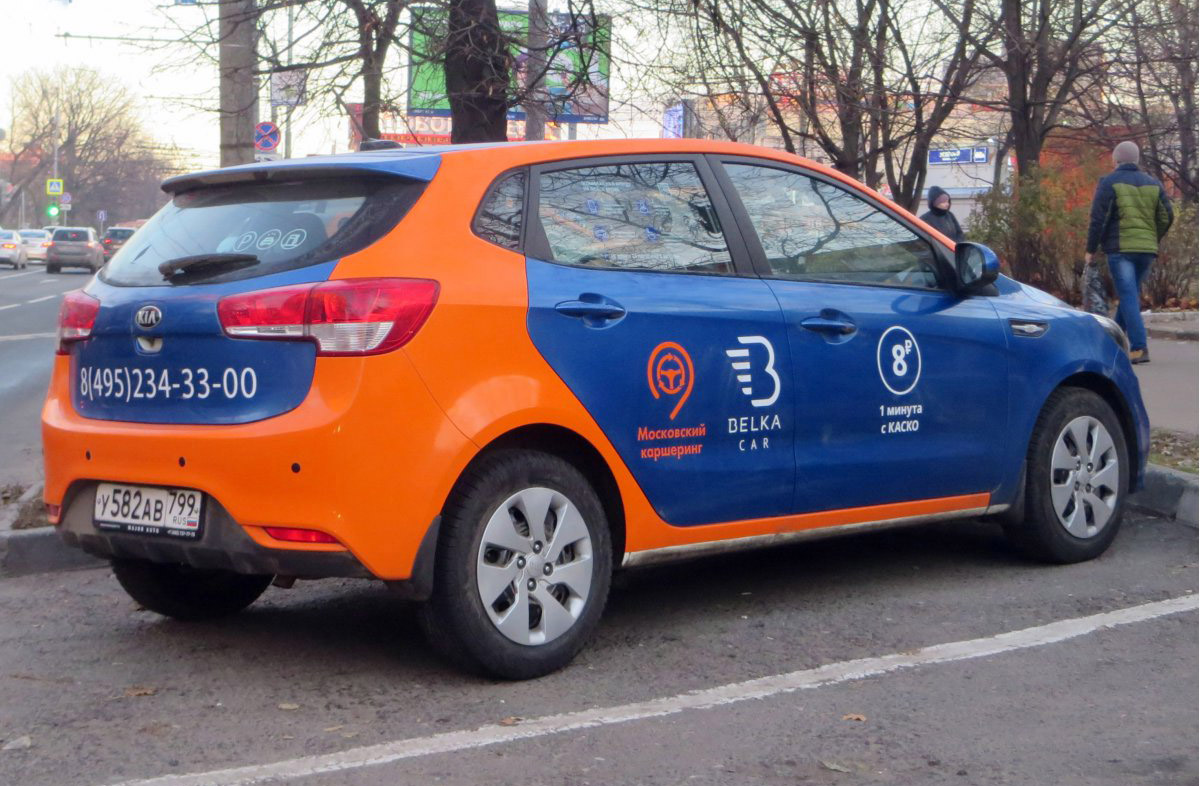 Москва, KIA Rio № У 582 АВ 799