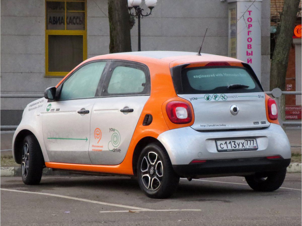 Москва, Smart ForFour № С 113 УХ 777