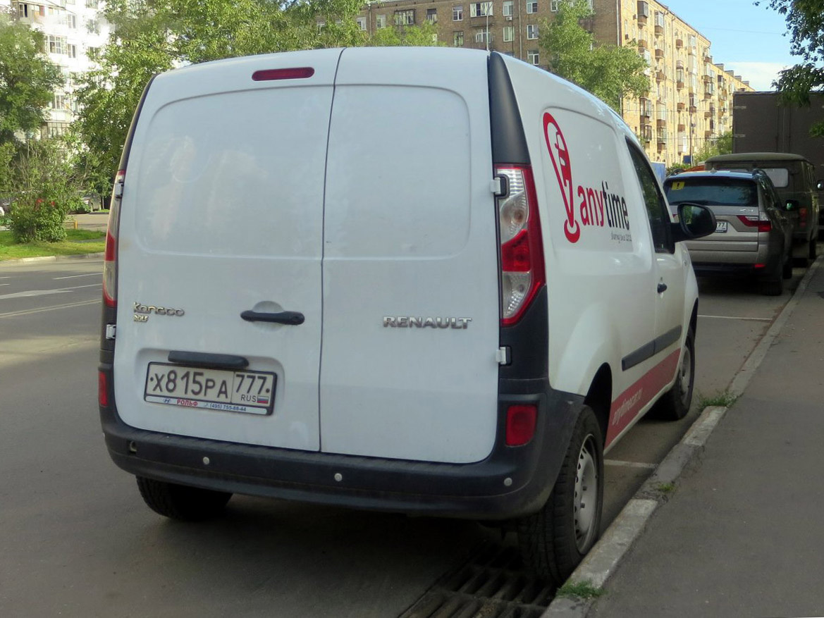 Москва, Renault Kangoo № Х 815 РА 777