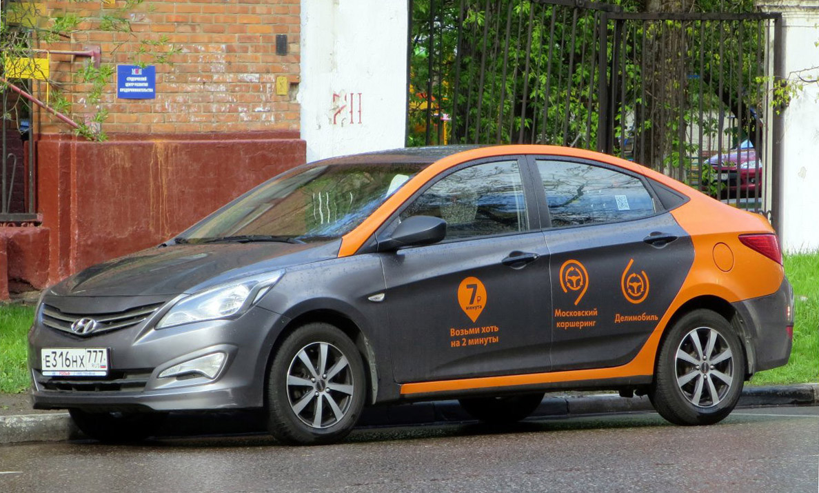 Москва, Hyundai Solaris № Е 316 НХ 777