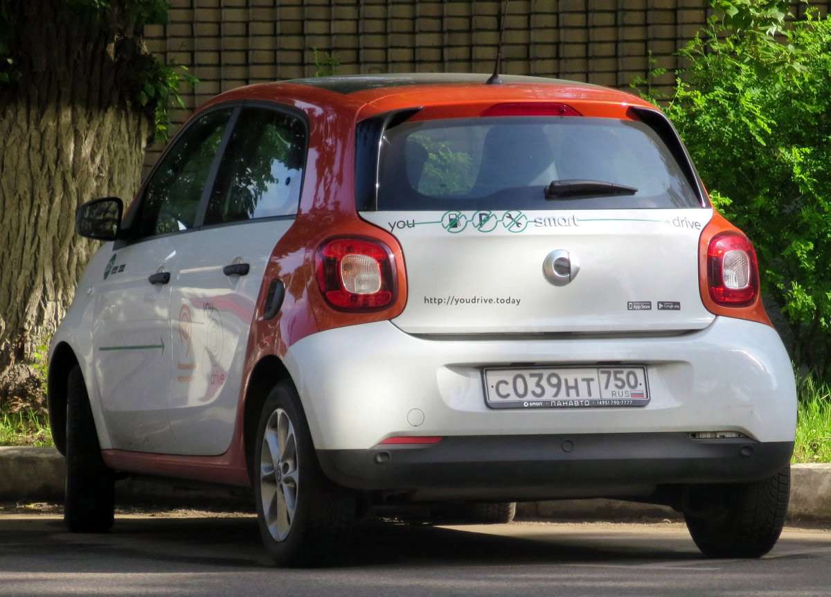 Москва, Smart ForFour № С 039 НТ 750
