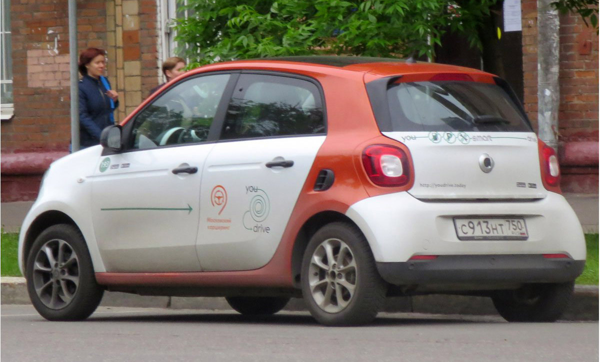 Москва, Smart ForFour № С 913 НТ 750