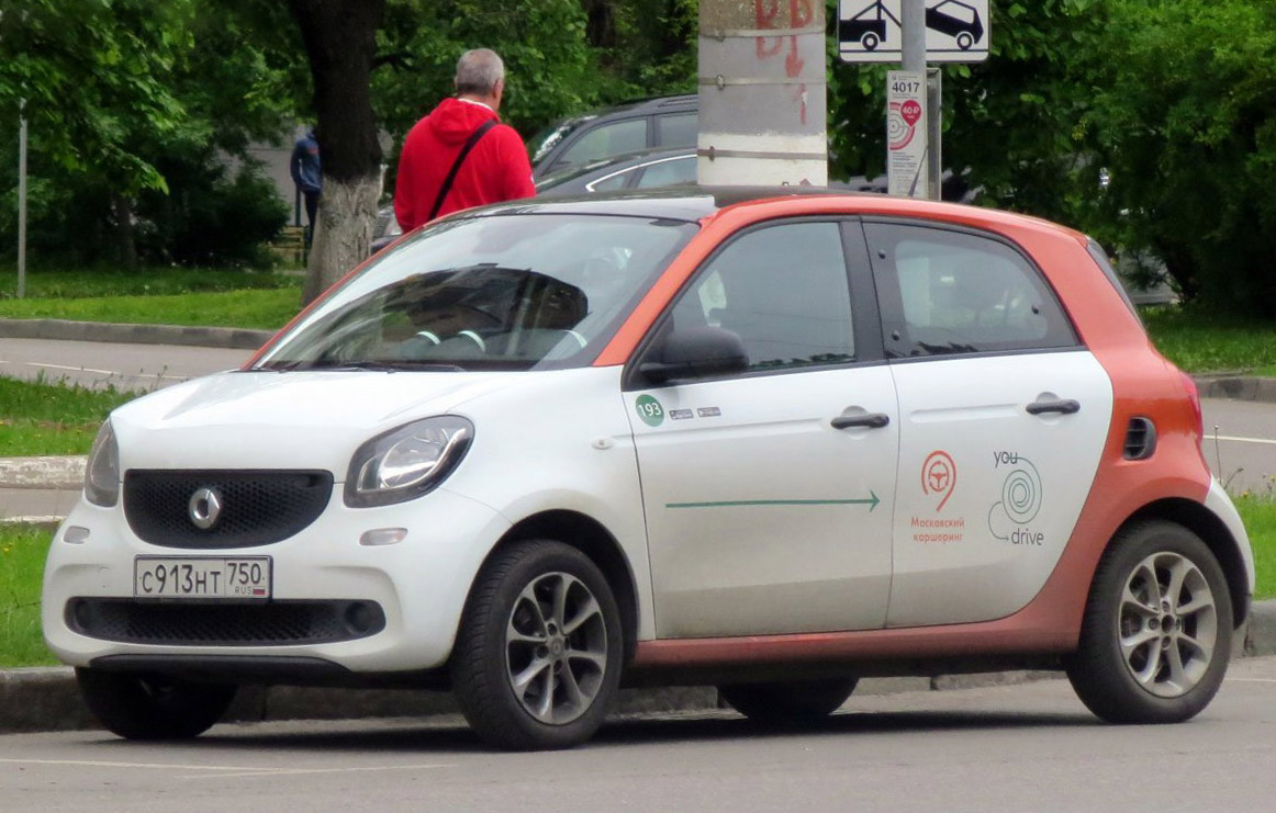 Москва, Smart ForFour № С 913 НТ 750