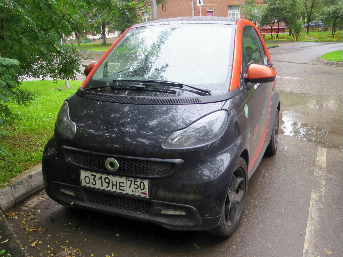 Москва, Smart ForTwo № О 319 НЕ 750