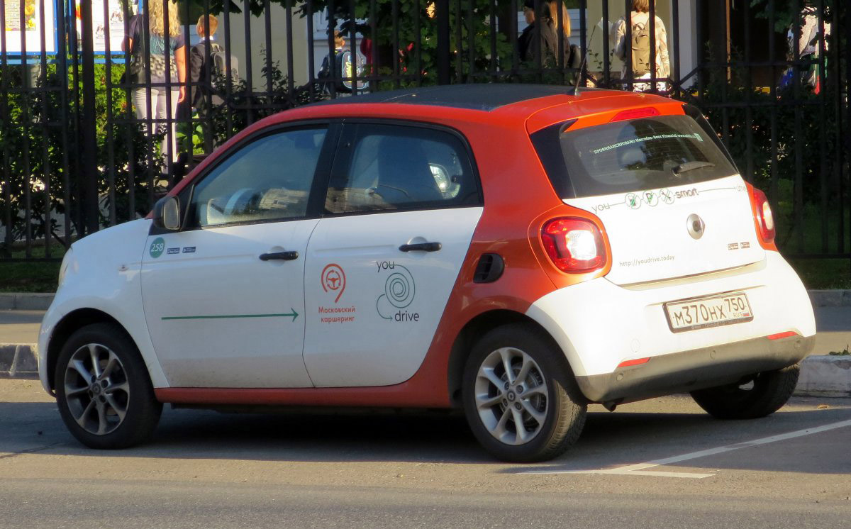 Москва, Smart ForFour № М 370 НХ 750
