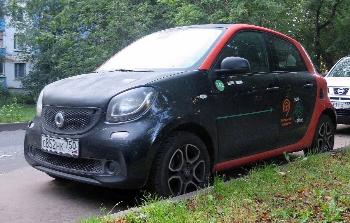Москва, Smart ForFour № С 852 НК 750