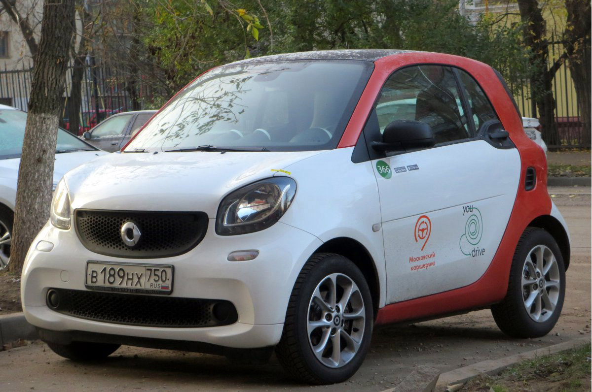 Москва, Smart ForTwo № В 189 НХ 750
