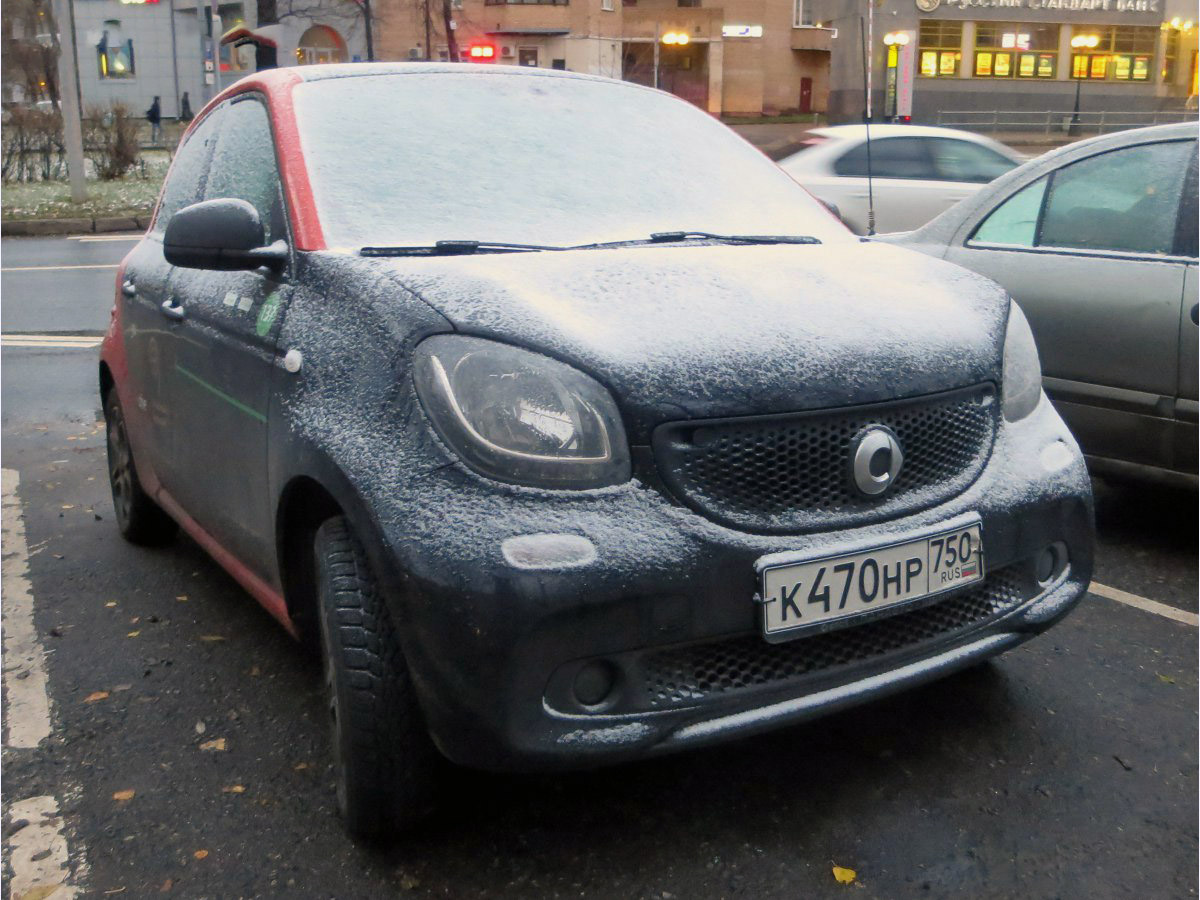 Москва, Smart ForFour № К 470 НР 750