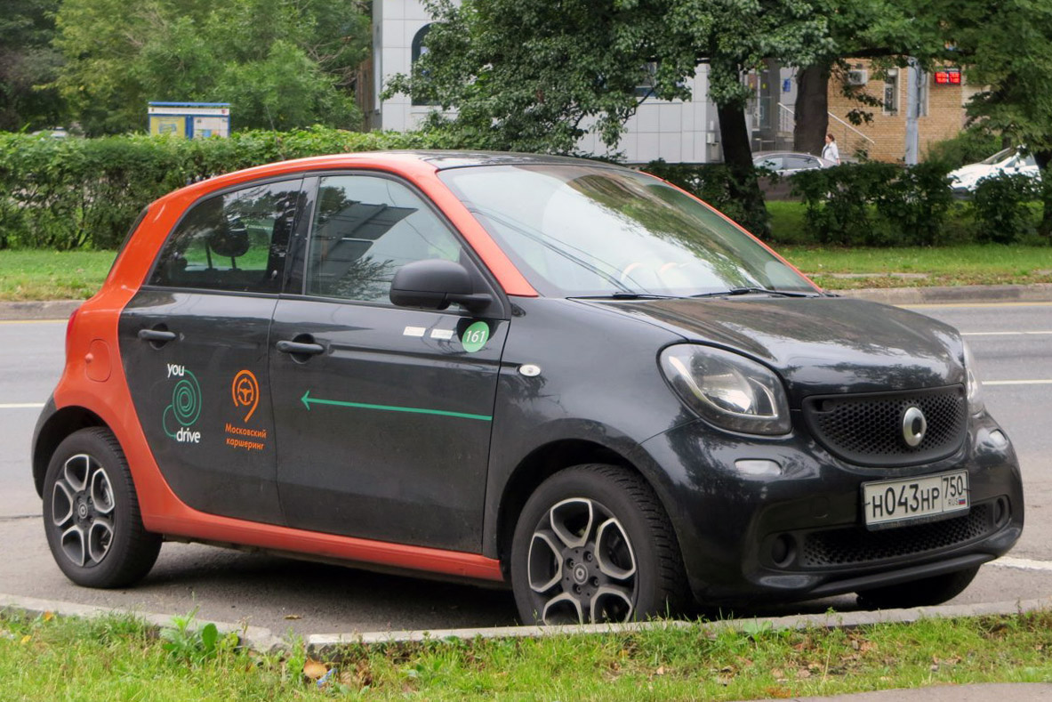 Москва, Smart ForFour № Н 043 НР 750