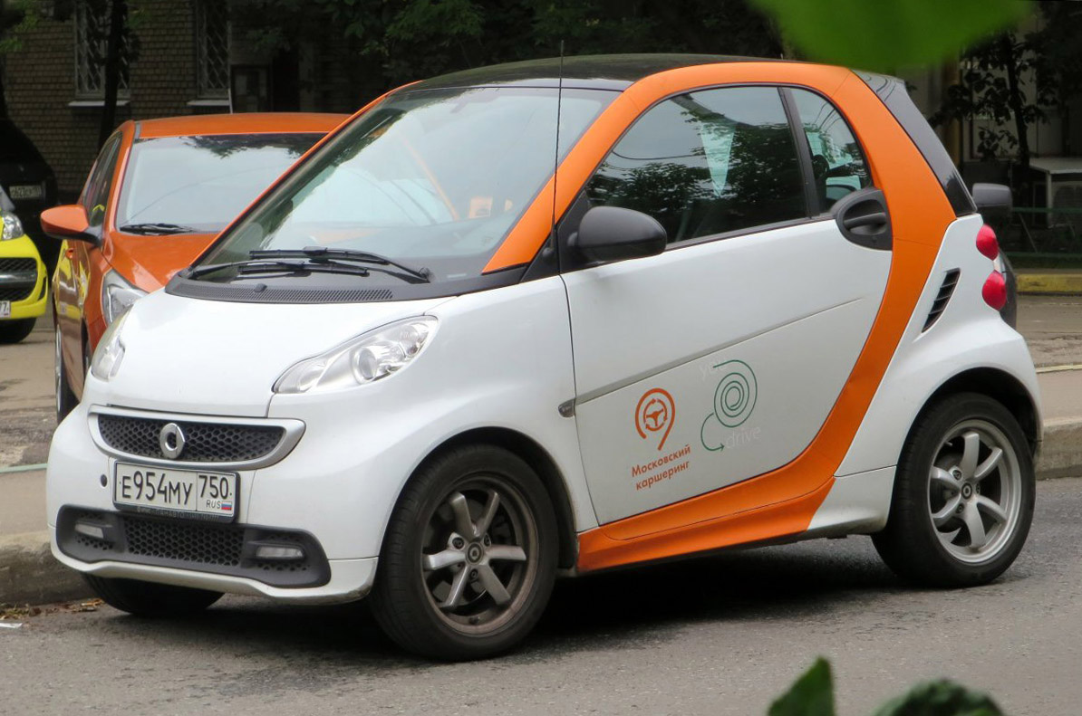 Москва, Smart ForTwo № Е 954 МУ 750