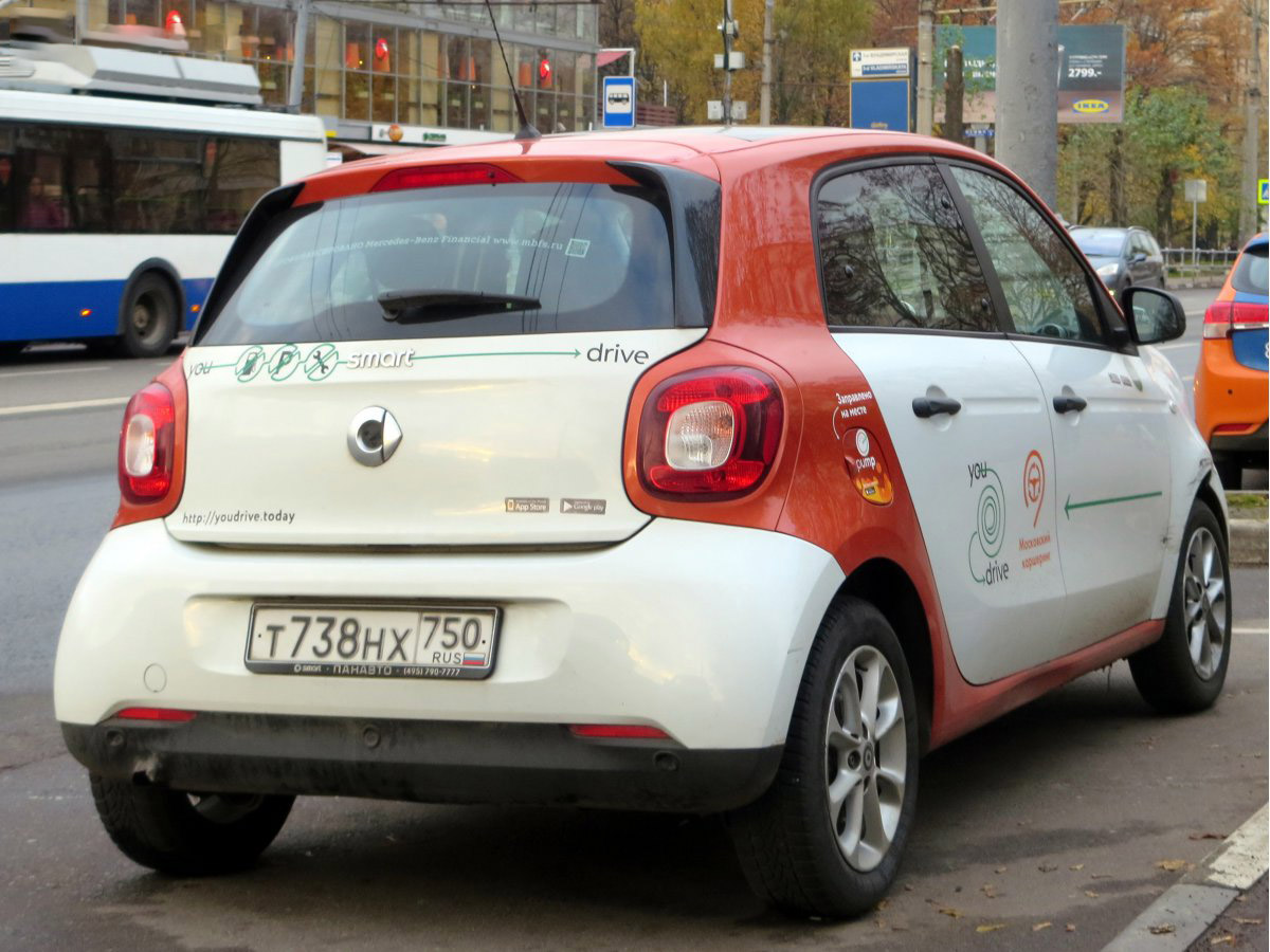 Москва, Smart ForFour № Т 738 НХ 750