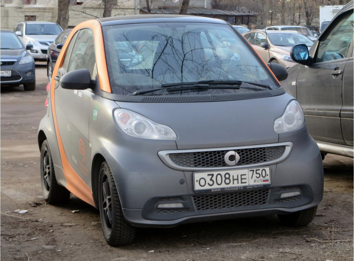 Москва, Smart ForTwo № О 308 НЕ 750
