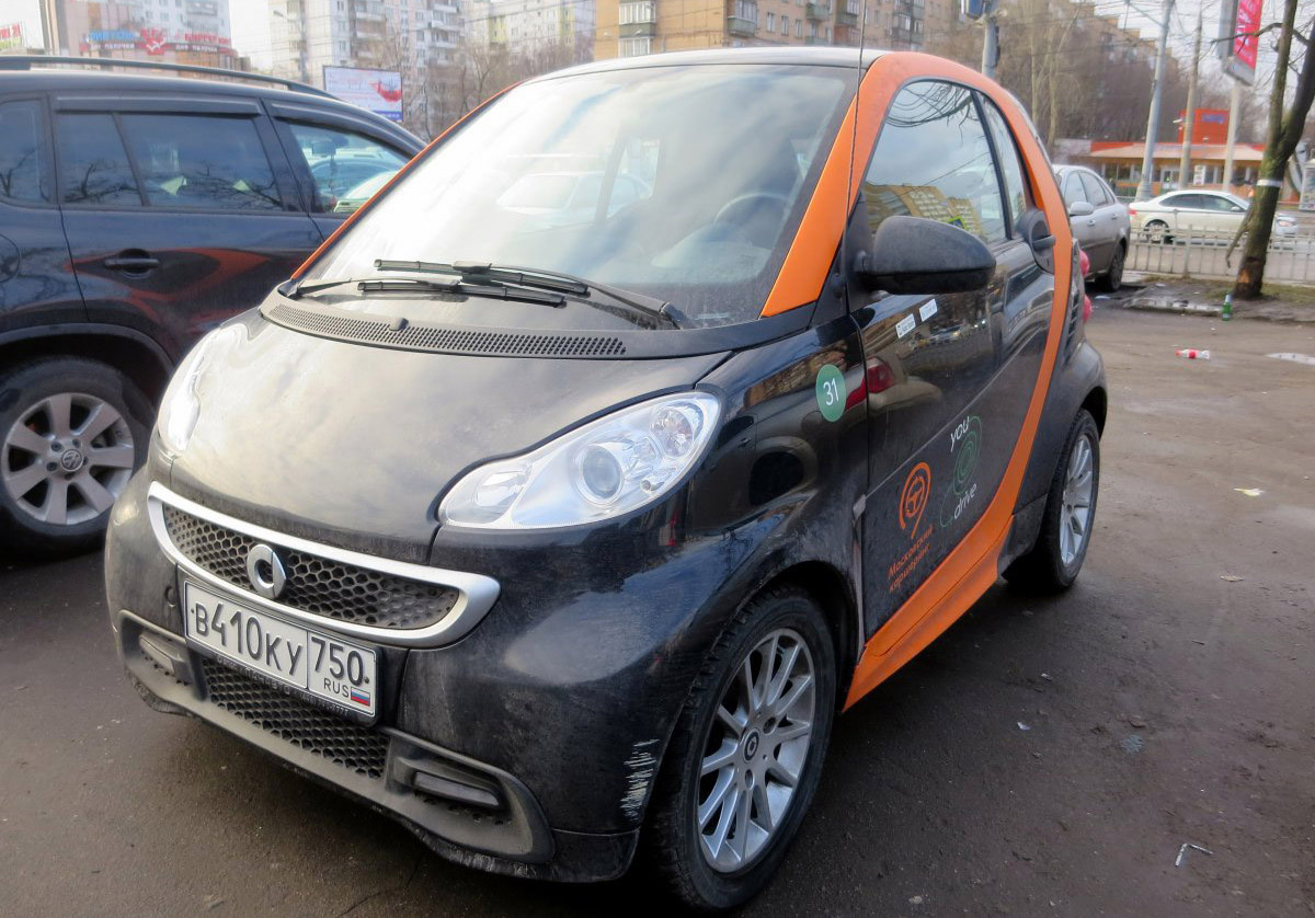 Москва, Smart ForTwo № В 410 КУ 750