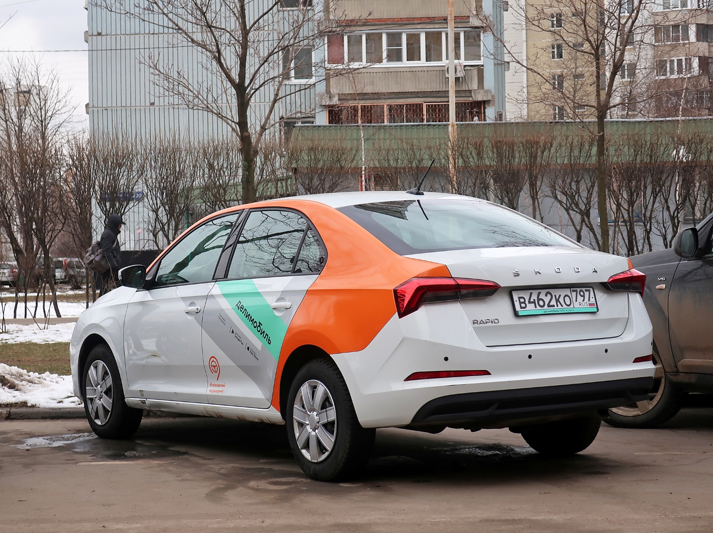 Москва, Škoda Rapid № В 462 КО 797