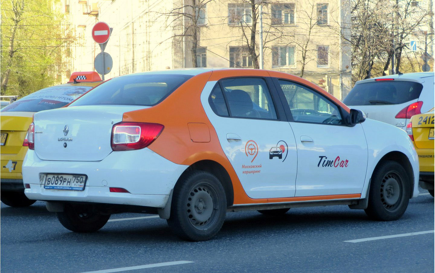 Москва, Renault Logan № В 089 РН 750