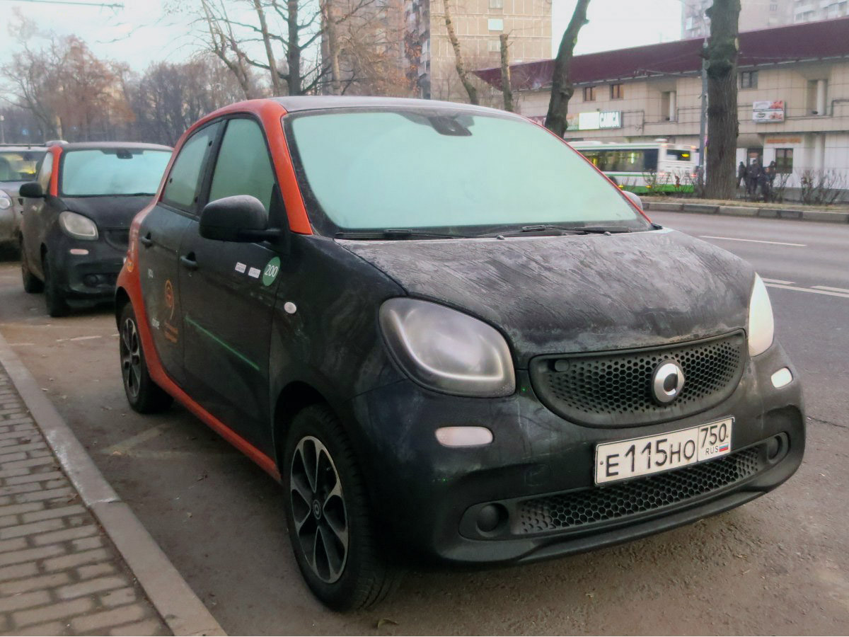 Москва, Smart ForFour № Е 115 НО 750