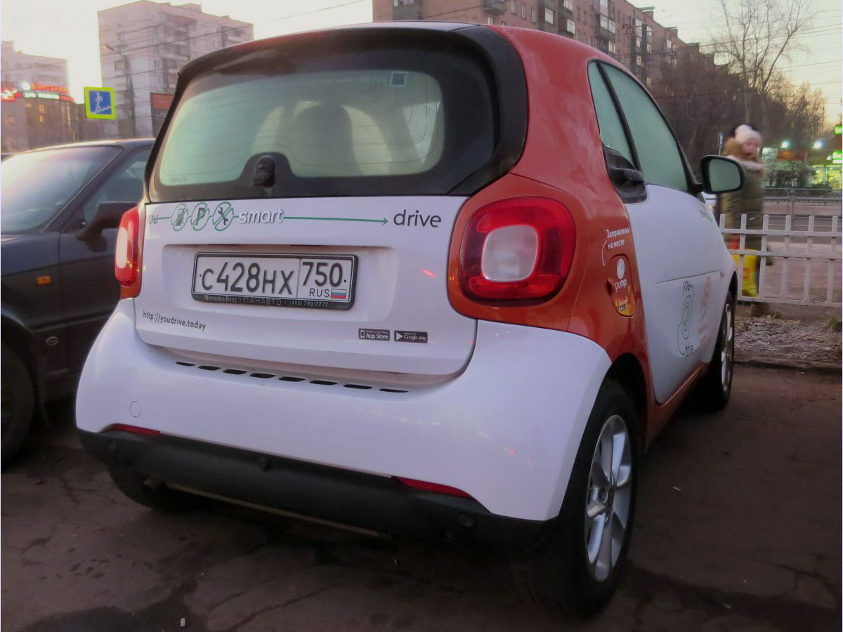 Москва, Smart ForTwo № С 428 НХ 750