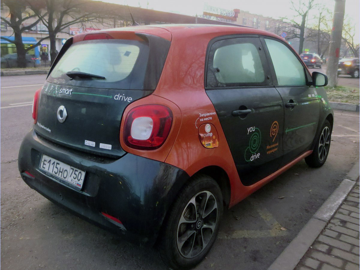 Москва, Smart ForFour № Е 115 НО 750