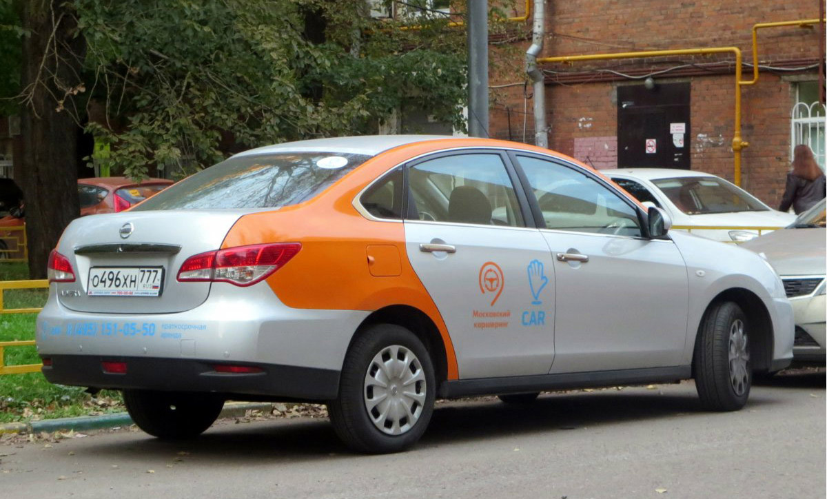 Москва, Nissan Almera № О 496 ХН 777