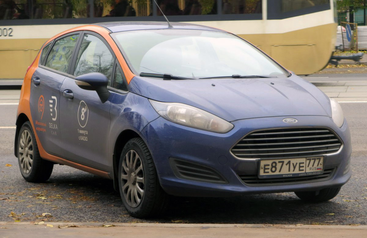 Москва, Ford Fiesta № Е 871 УЕ 777