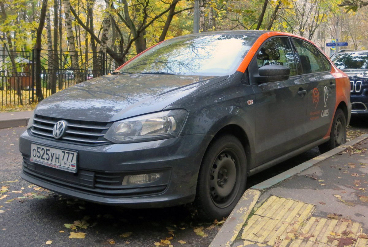 Москва, Volkswagen Polo № О 525 УН 777