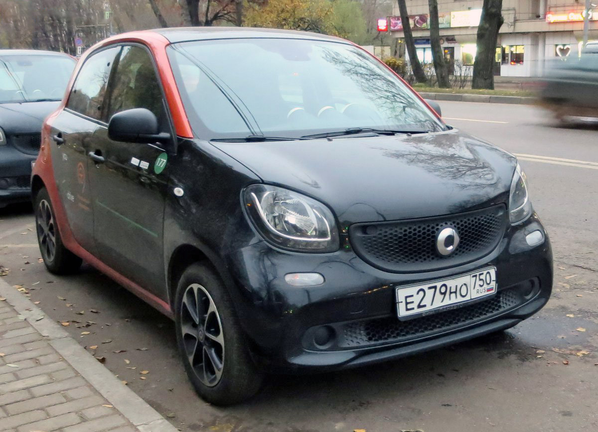 Москва, Smart ForFour № Е 279 НО 750
