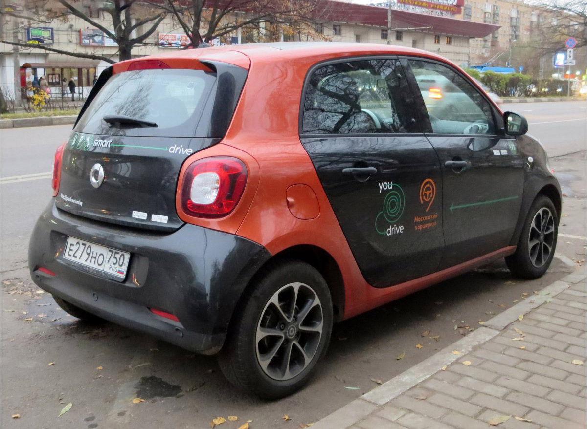 Москва, Smart ForFour № Е 279 НО 750